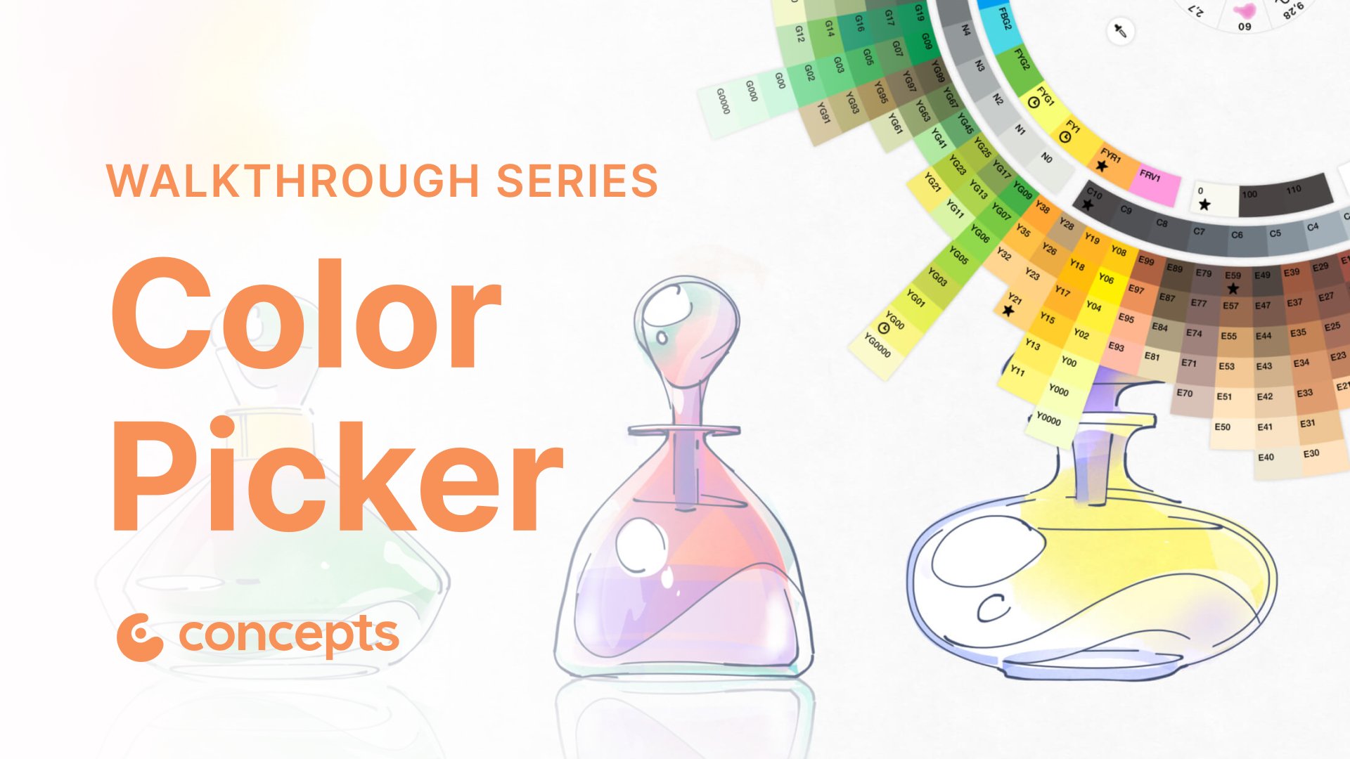 Concepts Walkthrough Tutorial video covering the Color Picker tool and color sampling.