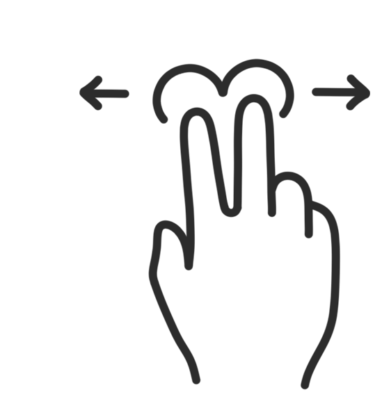 Pan gesture illustration