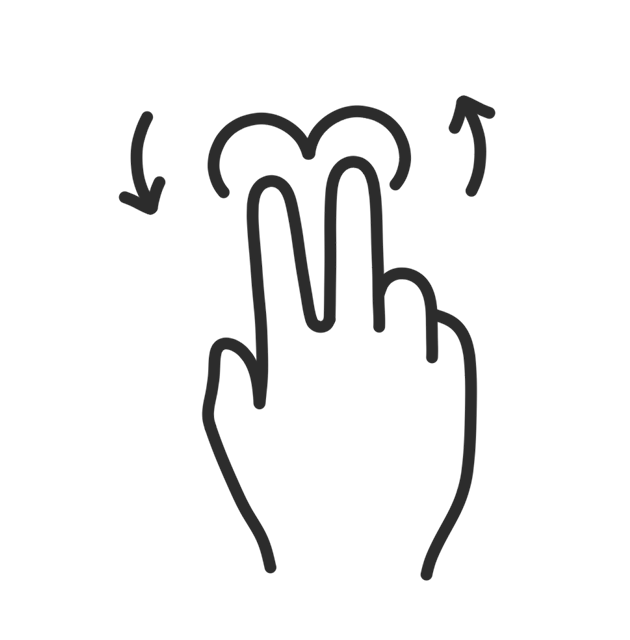 Rotate gesture illustration