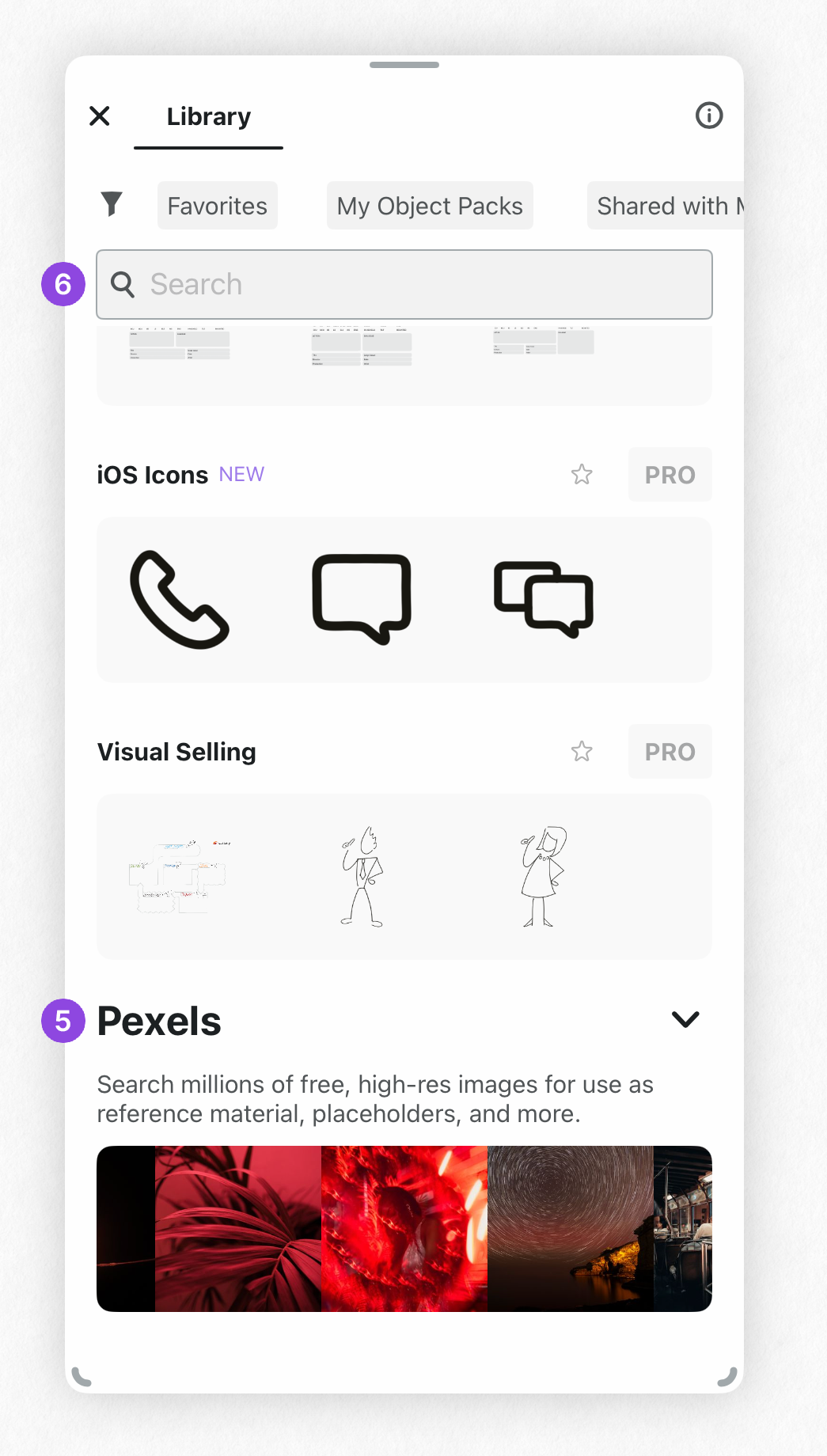 Pexels featured feed