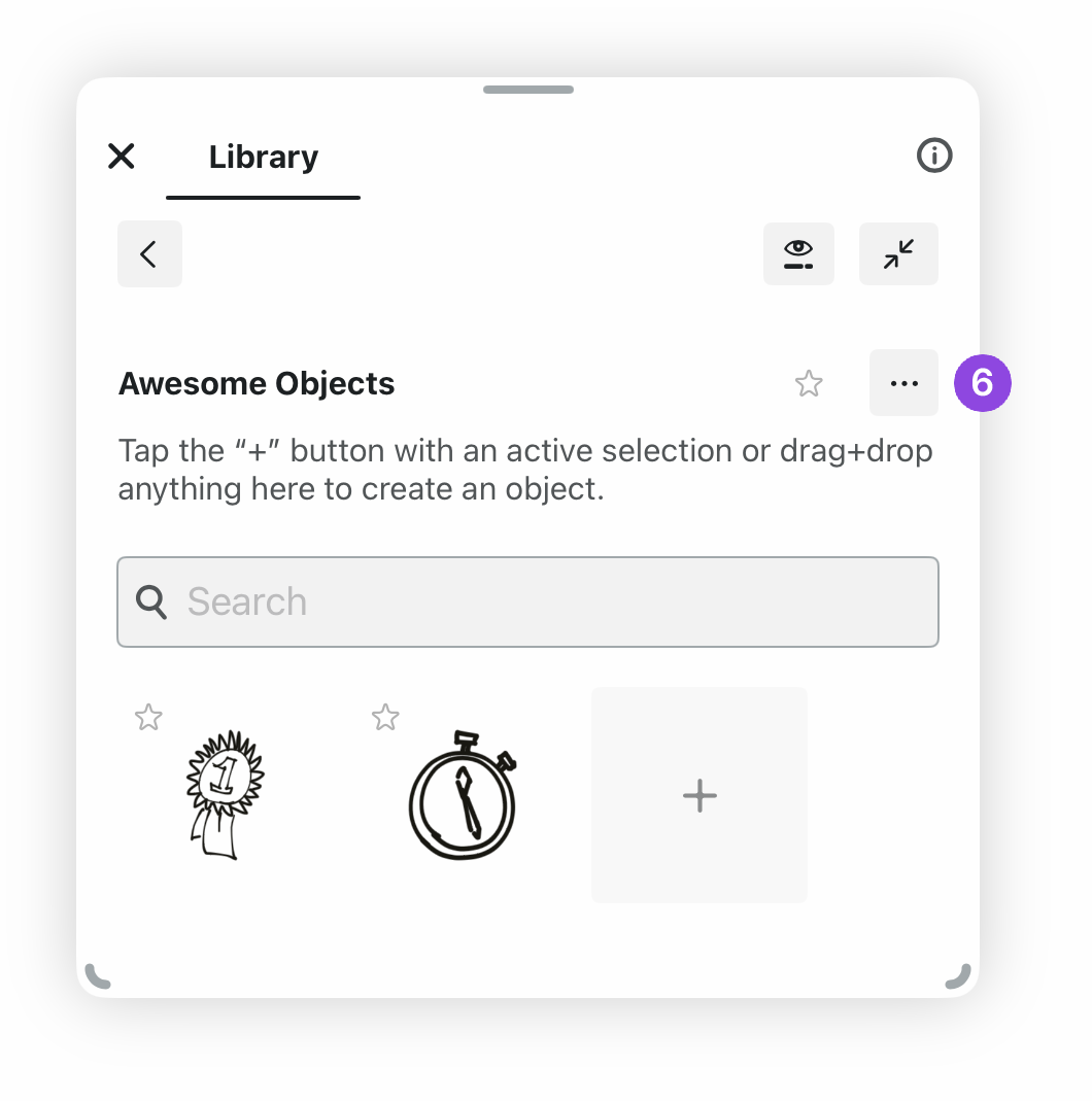 Settings icon in Object pack