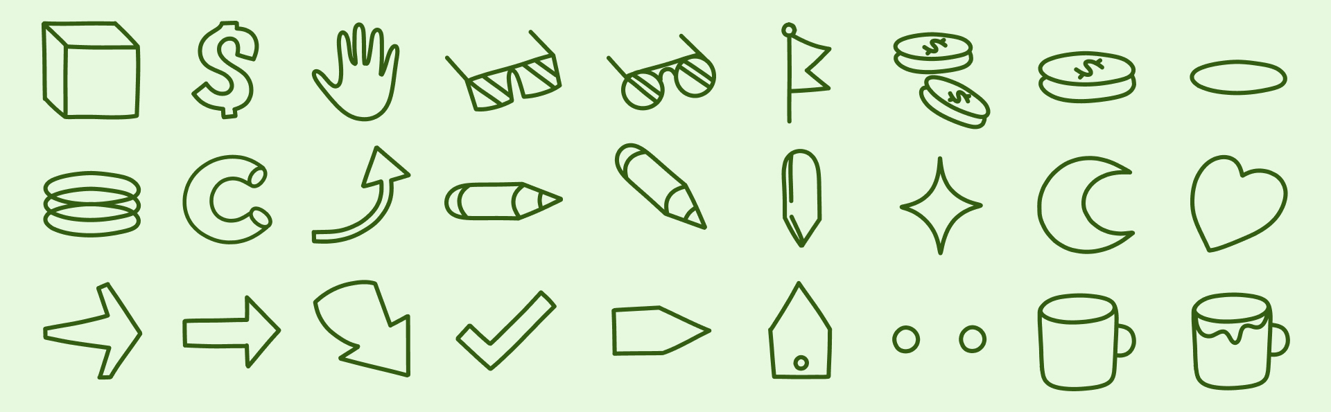 Hand Drawn Icons Hero