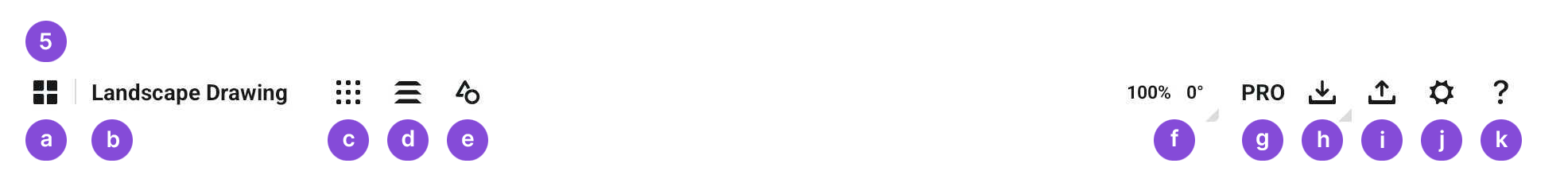 Concepts Status Bar overview