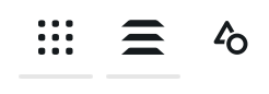 Canvas menu toggles in Status Bar