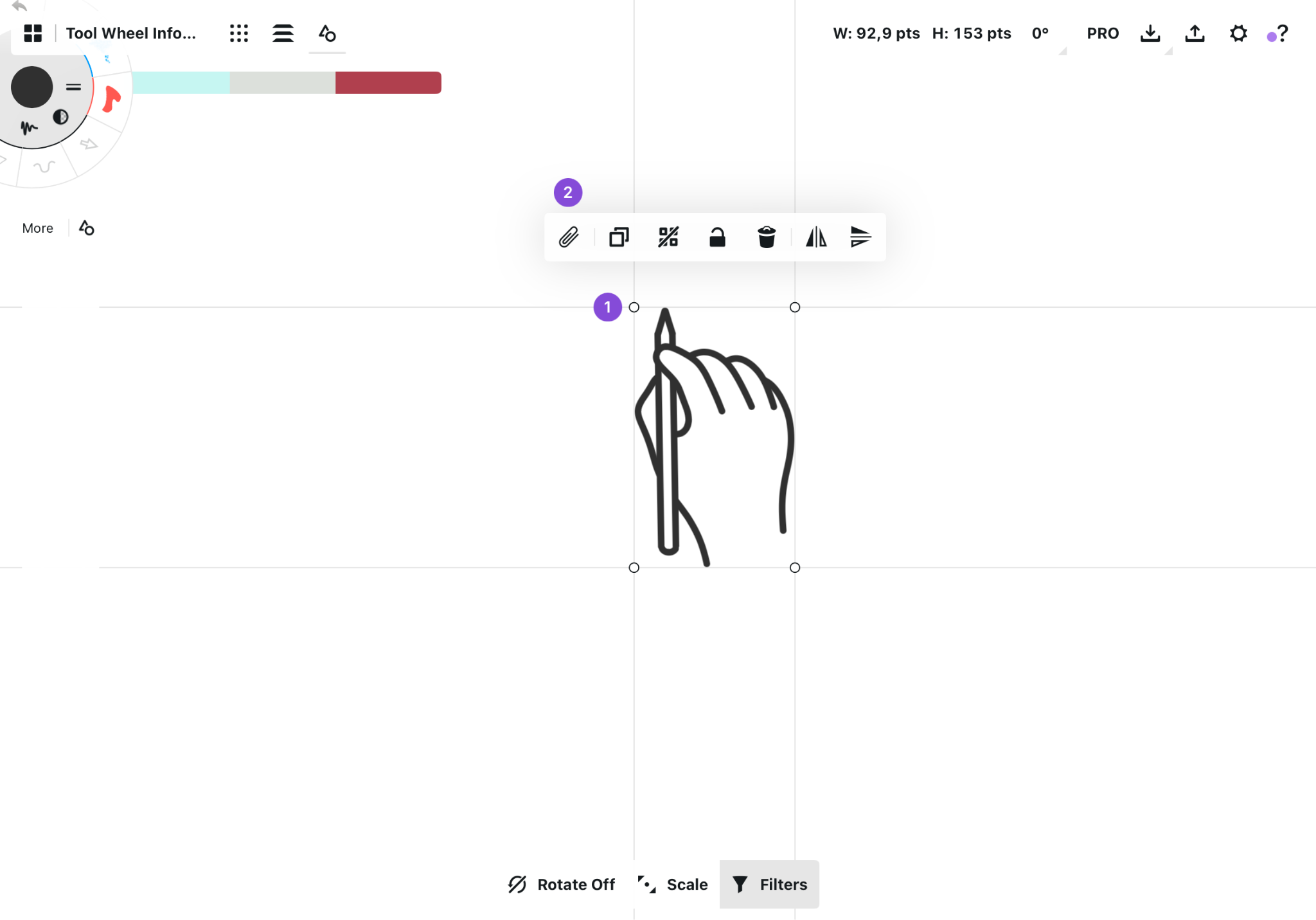 Select item to copy to clipboard