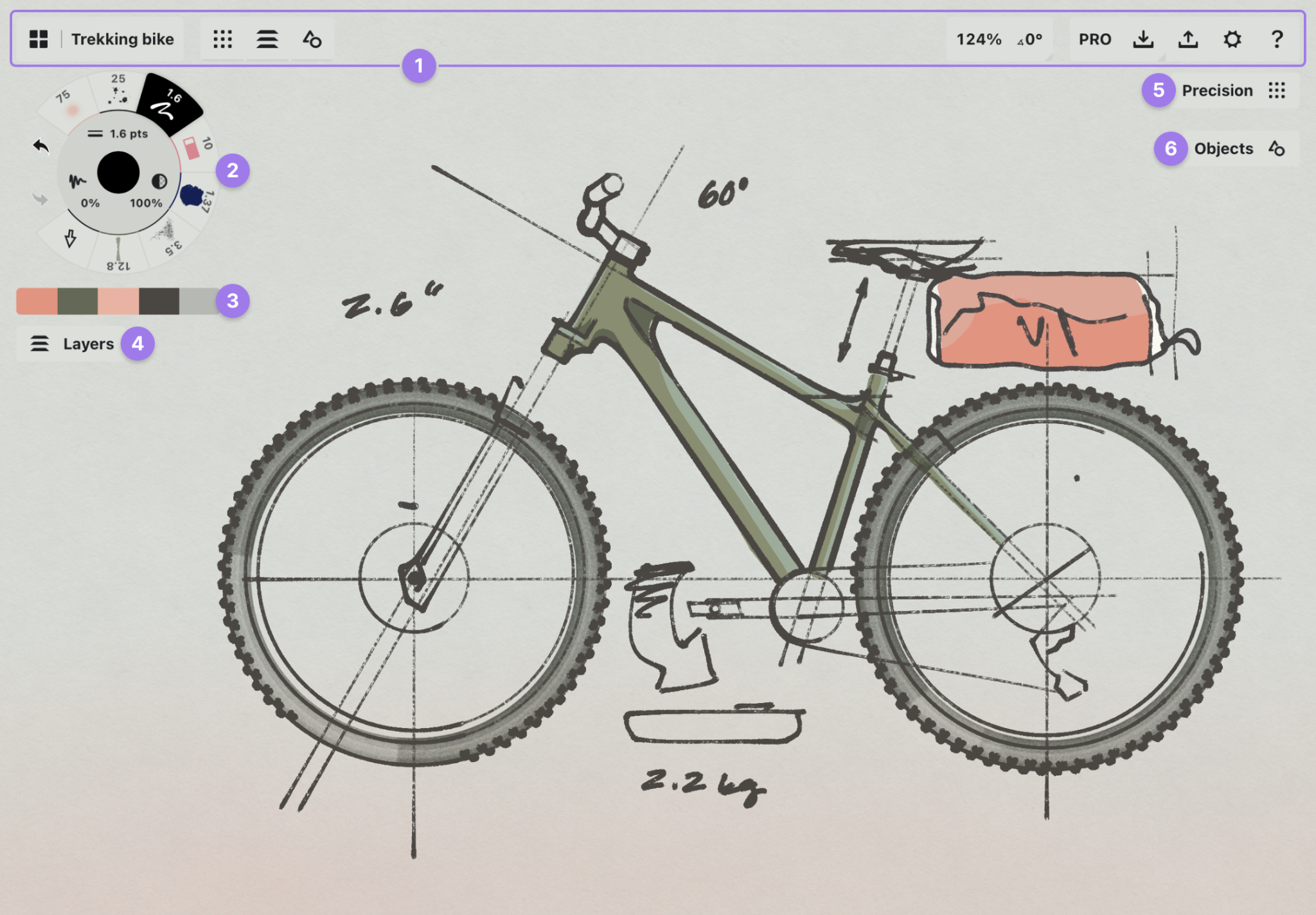 Concepts workspace interface overview