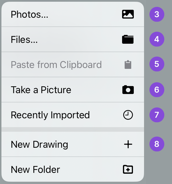 Newly created folder showing in the Gallery
