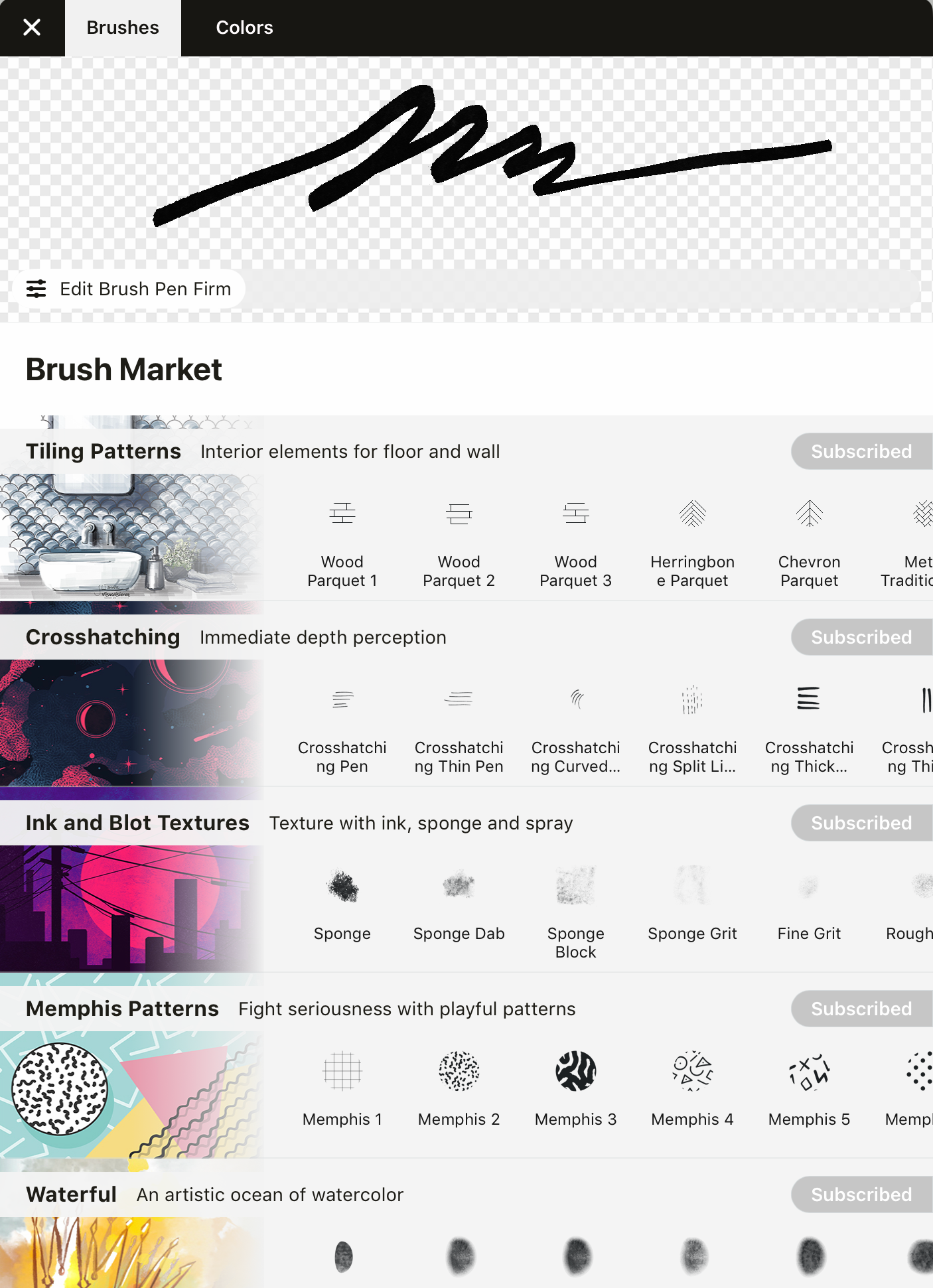 Brush Market