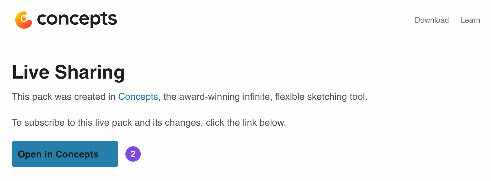 Importing brush pack via link in browser