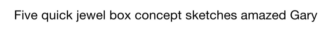 Text tool example