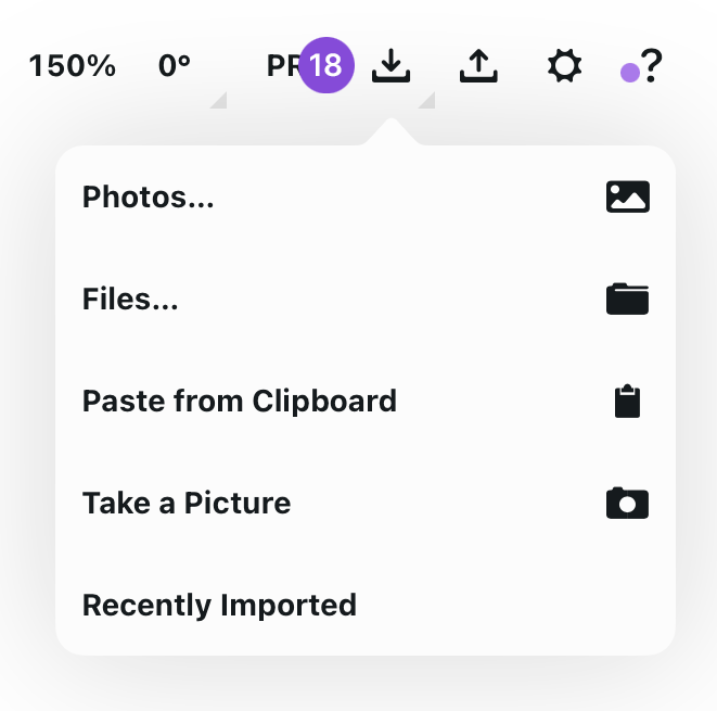 Customizable canvas layout with moveable elements