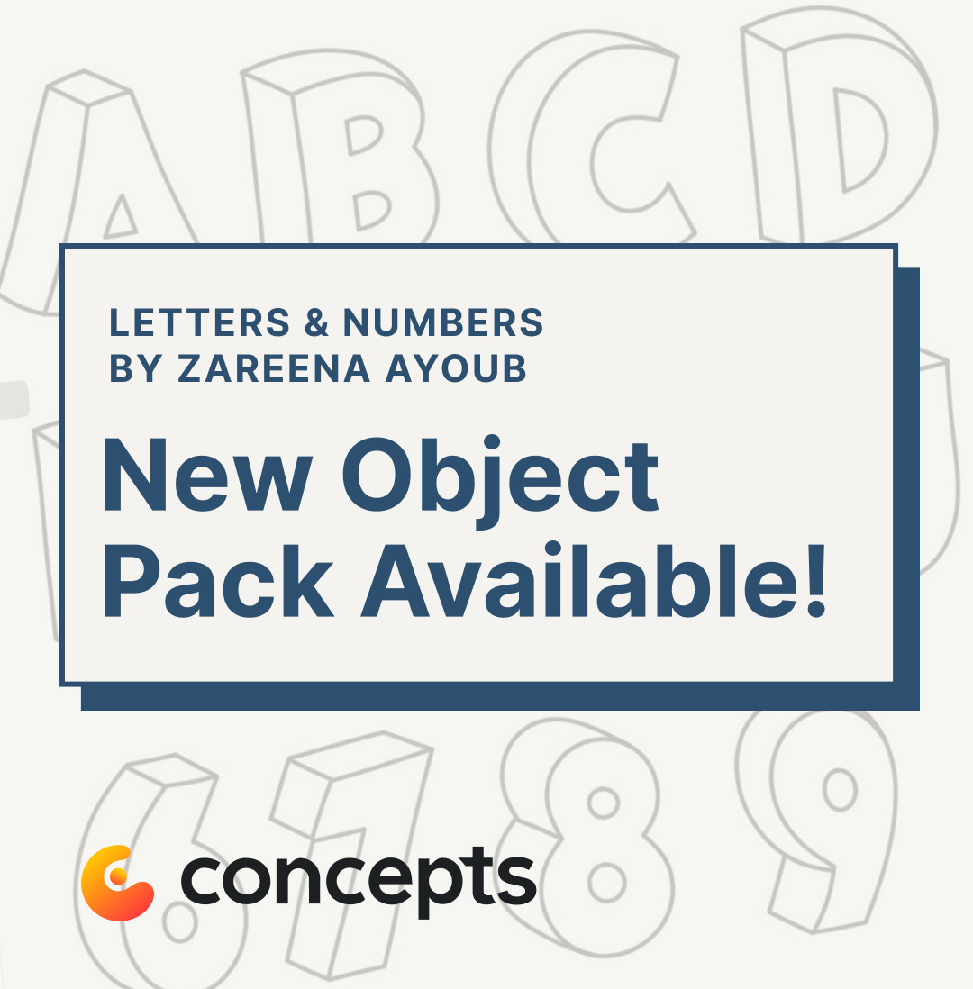 Letters & Numbers Object Pack