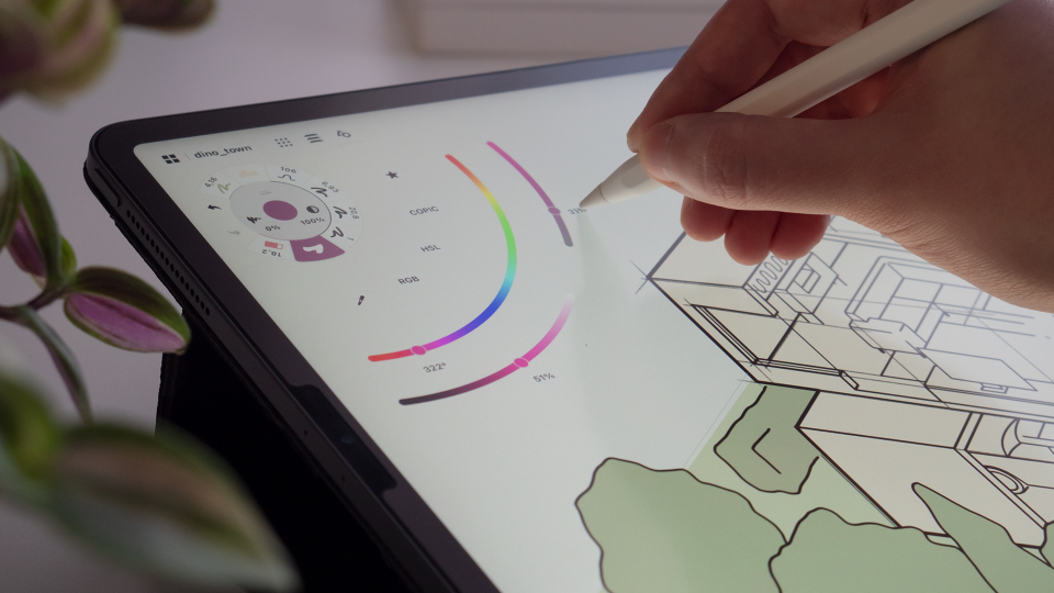 Adobe Photoshop Sketch logo shown by apple pencil on the iPad Pro tablet  screen. Man using application on the tablet. December 2020, San Francisco  Stock Photo - Alamy