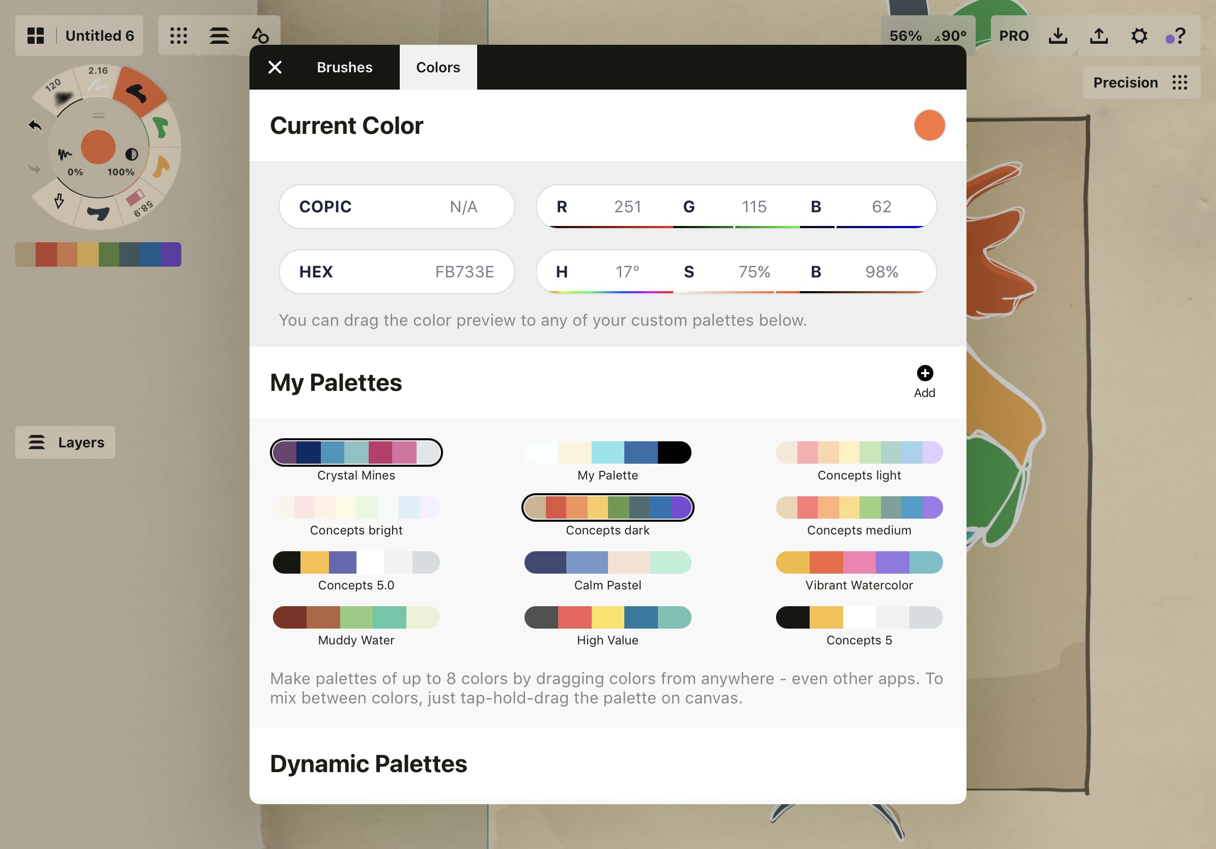 Google Workspace Color Picker 