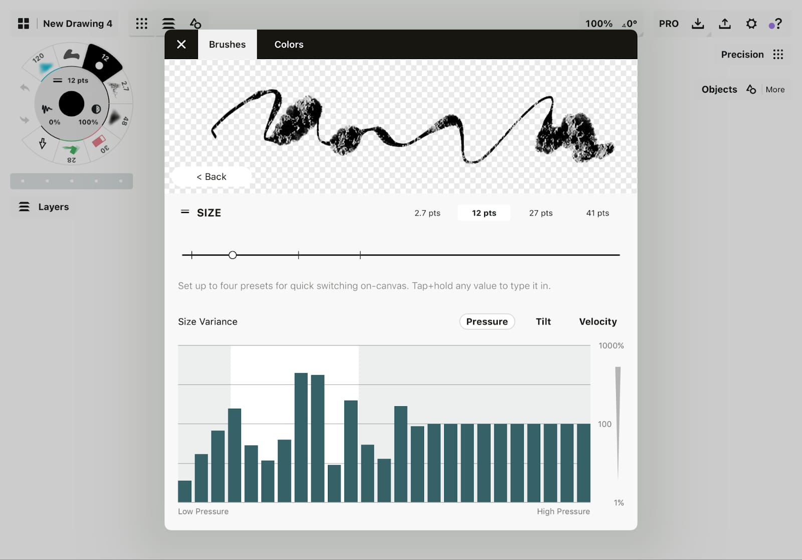 Brushes and Tools - Concepts for iOS Manual - Concepts App • Infinite, Flexible  Sketching