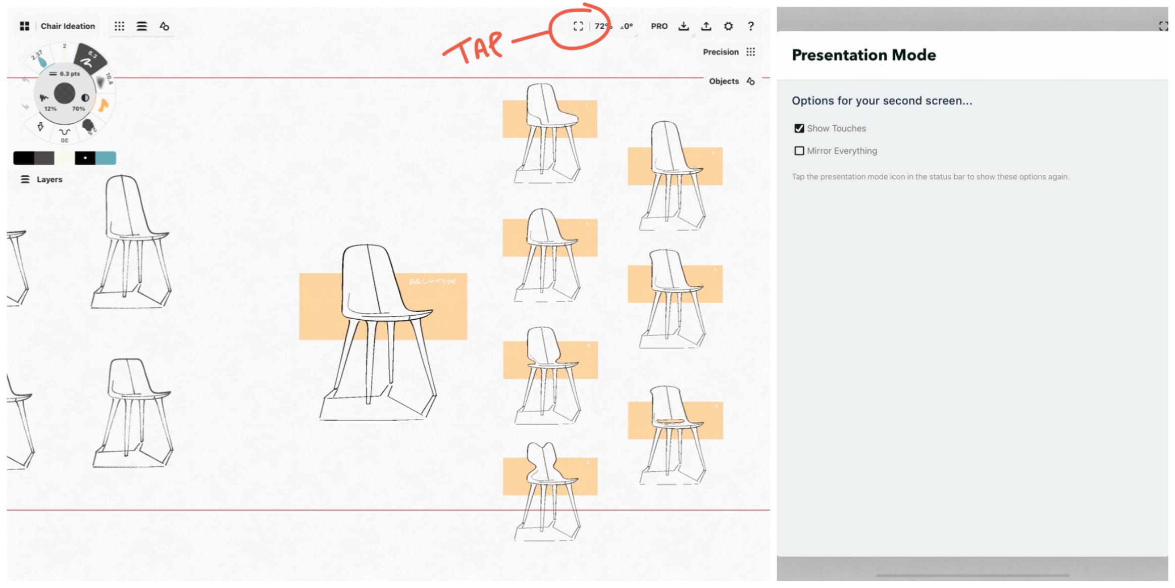 Presenting Concepts For Ios Manual Concepts App • Infinite Flexible Sketching 5837