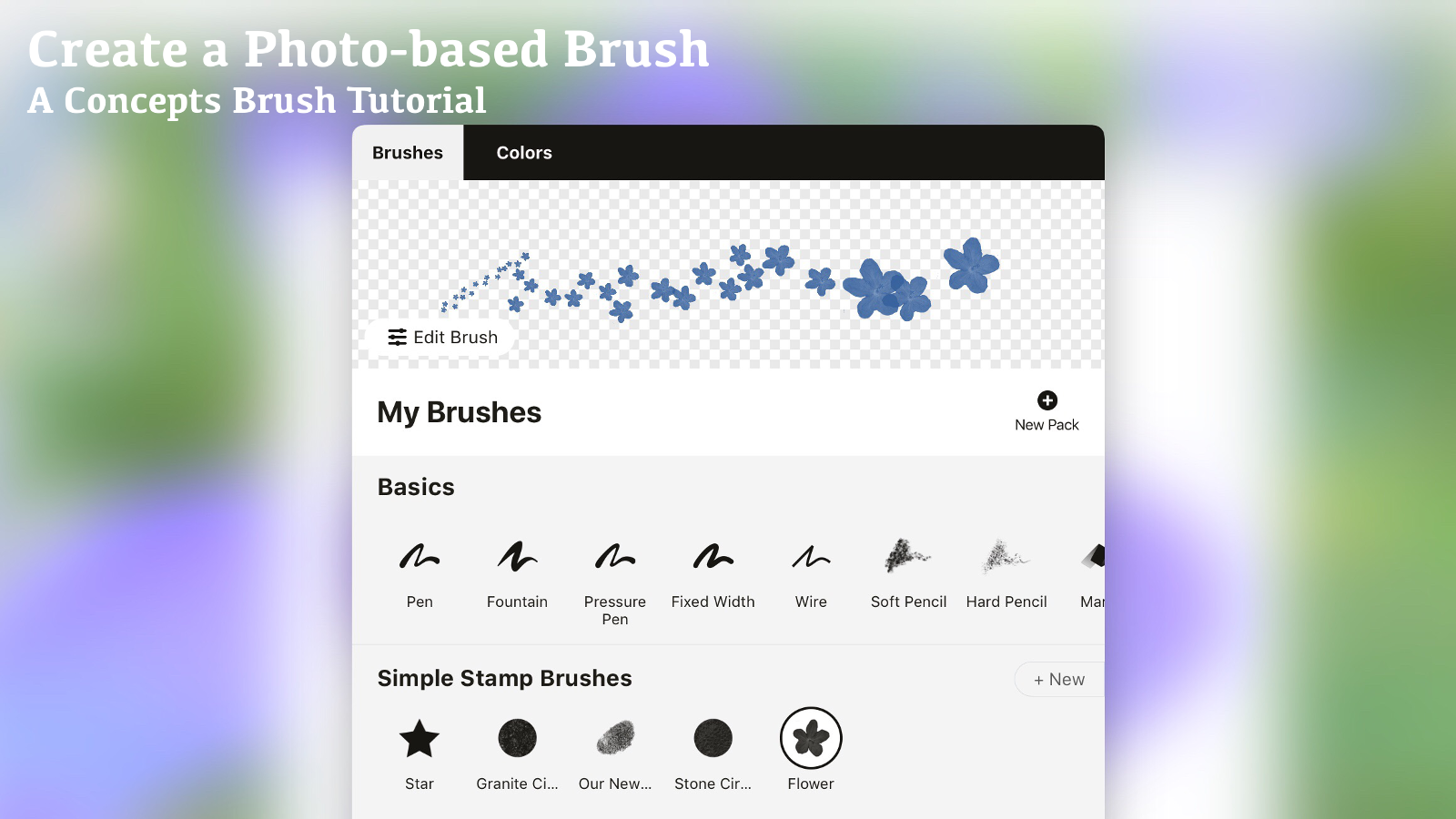 Create a Photo-based Brush tutorial