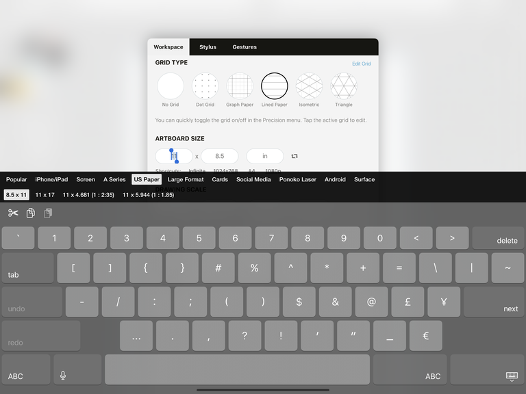 How to Create Lined Paper • Concepts App • Infinite, Flexible Sketching