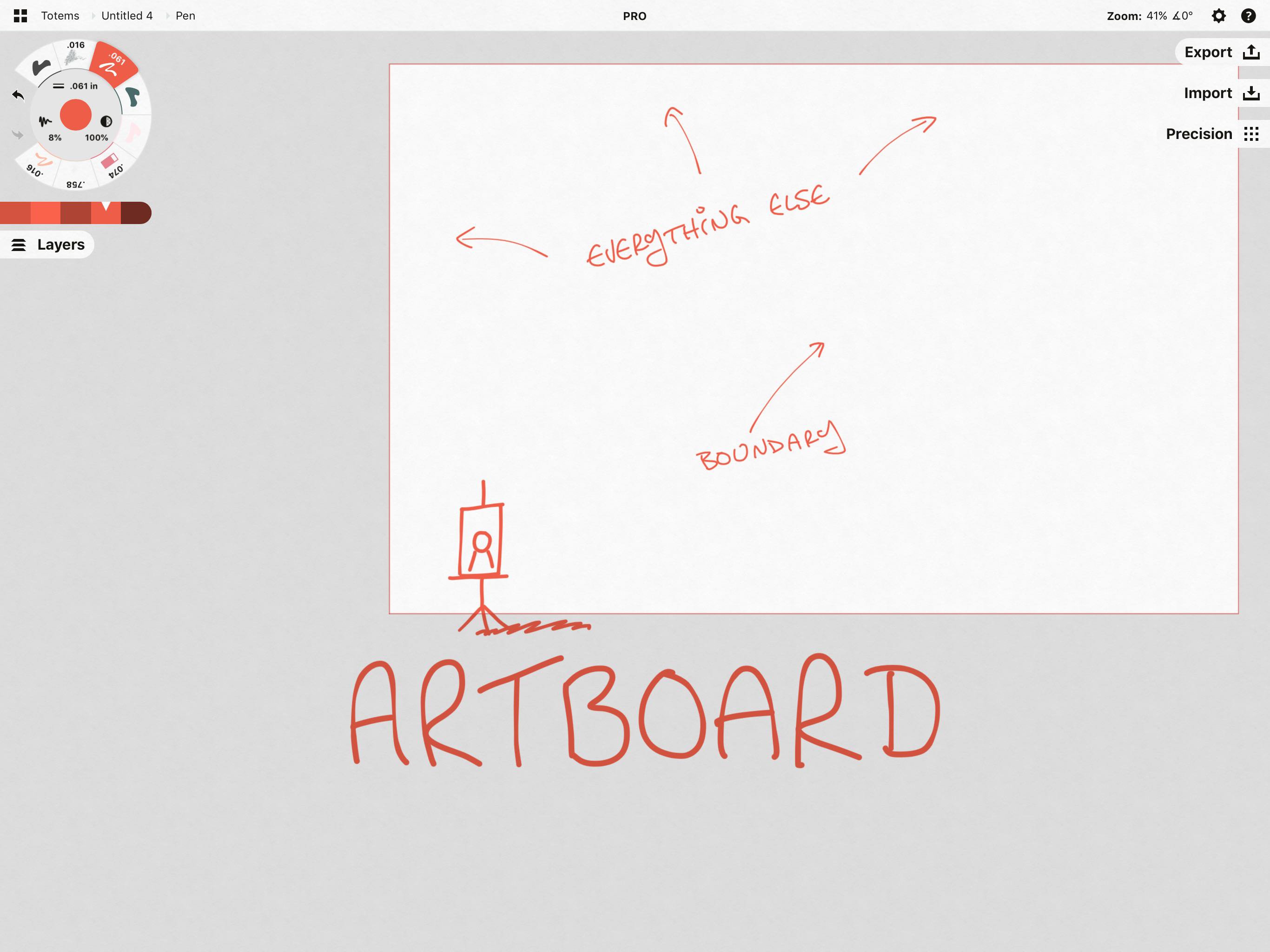 Working With Your Infinite Canvas • Concepts App • Infinite Flexible Sketching 2033