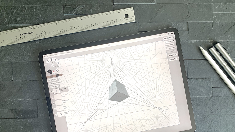 Concepts 5.10 for iOS Perspective Grids • Concepts App • Infinite