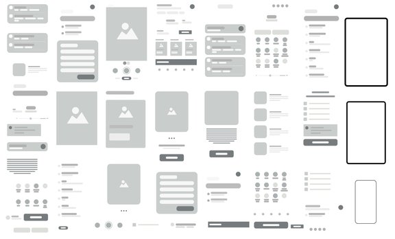 Android Wireframing Object Pack • Concepts App • Infinite, Flexible ...