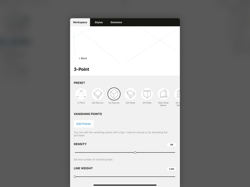 How to Set Up a Perspective Grid in Concepts • Concepts App • Infinite ...