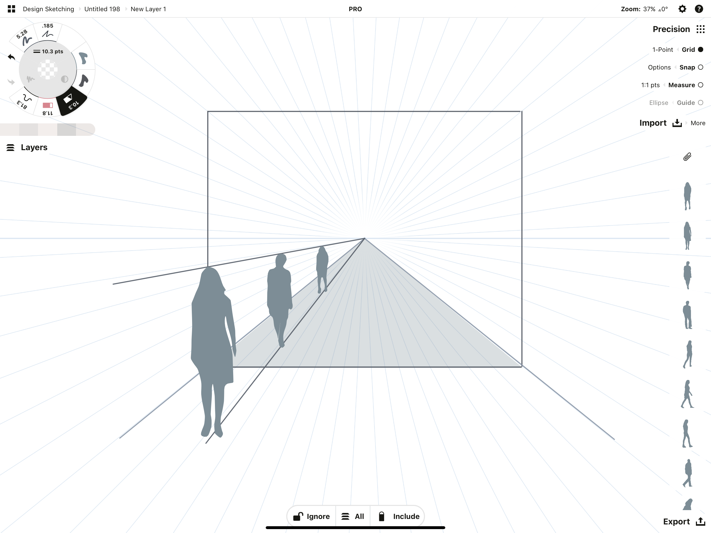 How to Sketch with a Perspective Grid • Concepts App • Infinite