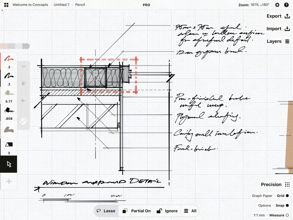 Architectural Design Sketching on the iPad • Concepts App • Infinite ...