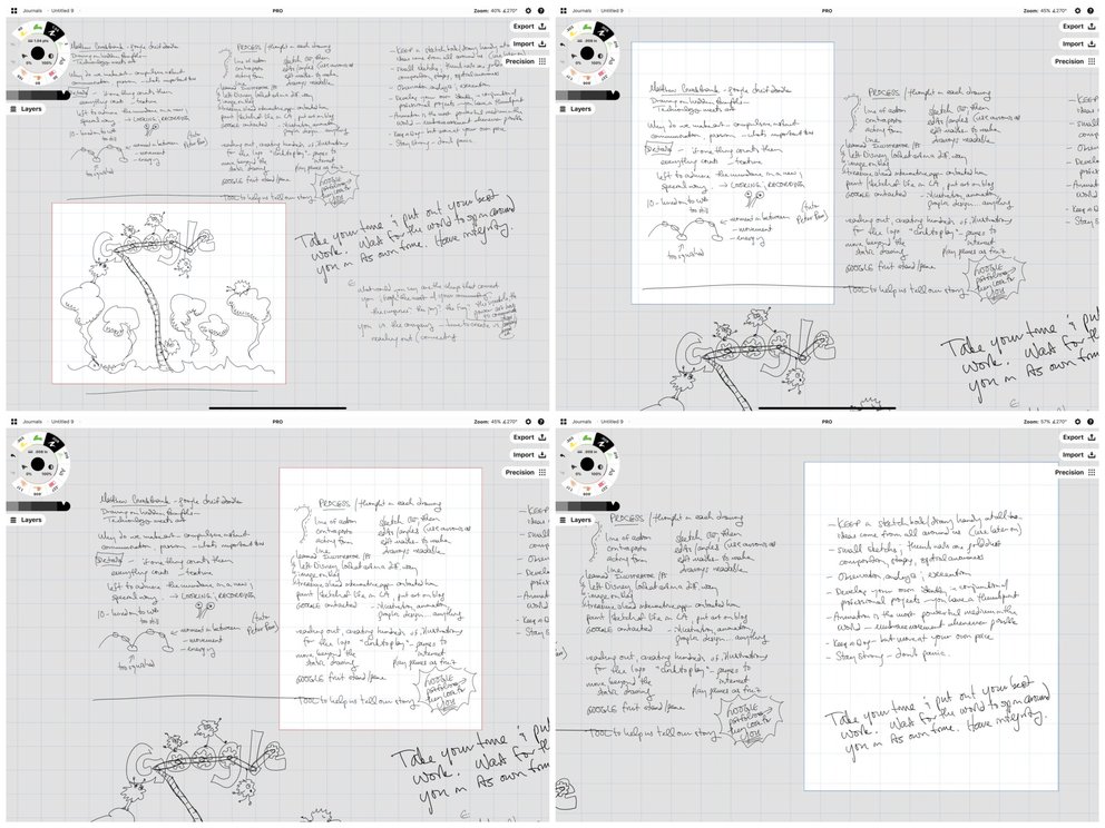 Working with Your Infinite Canvas • Concepts App • Infinite, Flexible