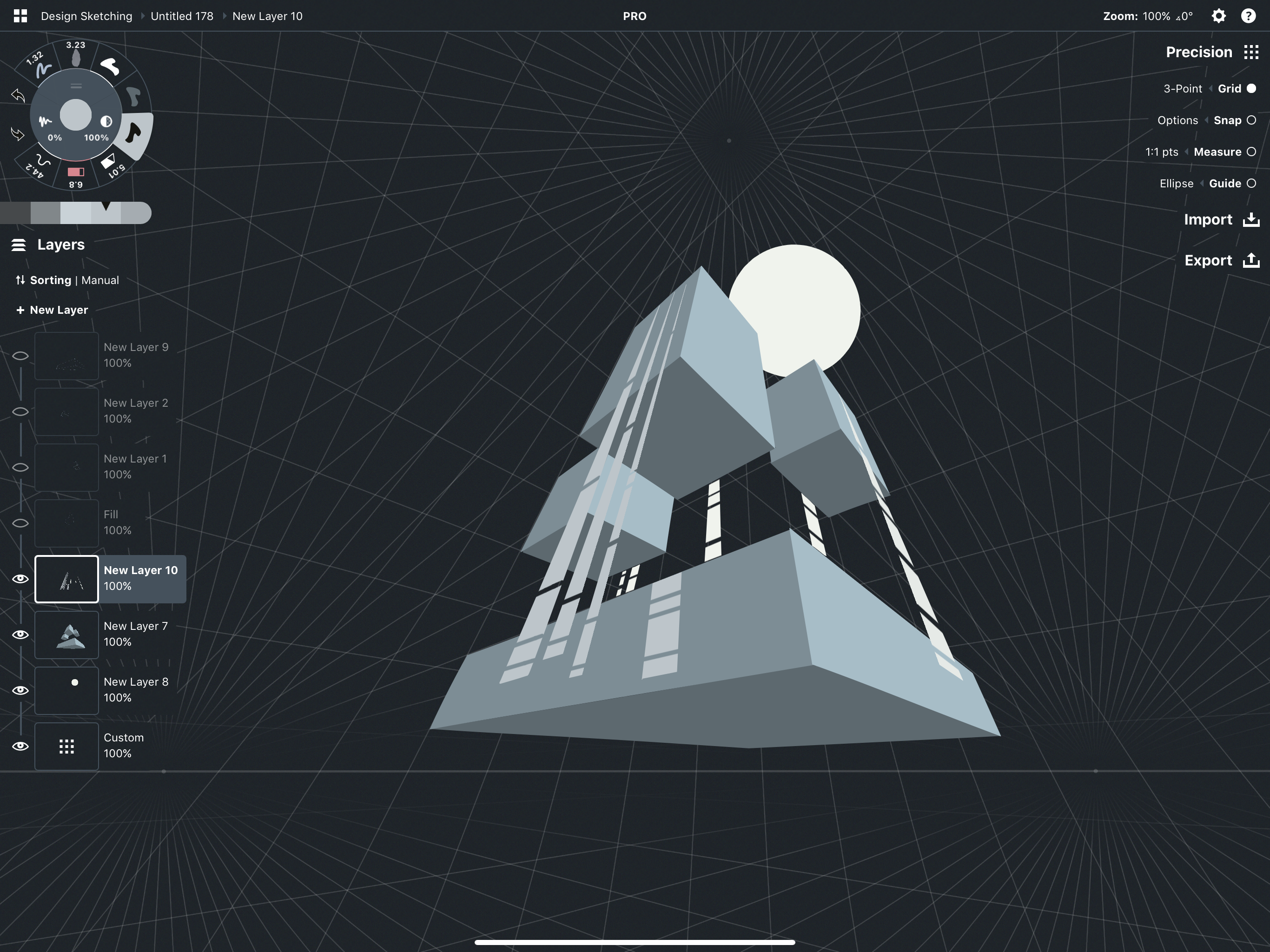 How to Sketch with a Perspective Grid • Concepts App • Infinite