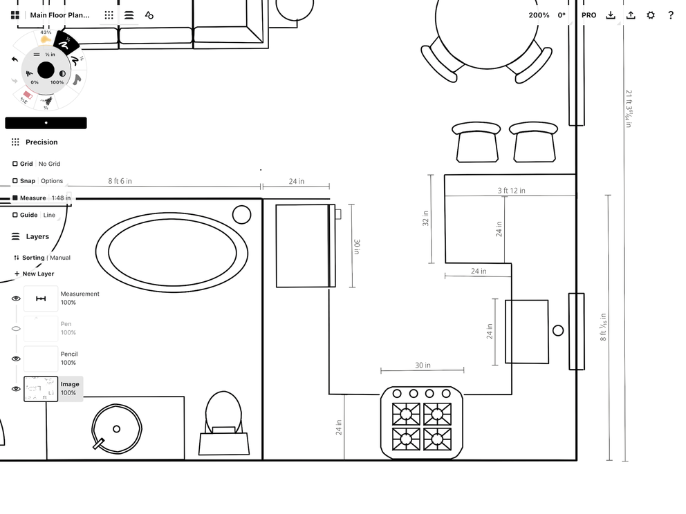 How to Create a Floor Plan • Concepts App • Infinite, Flexible Sketching