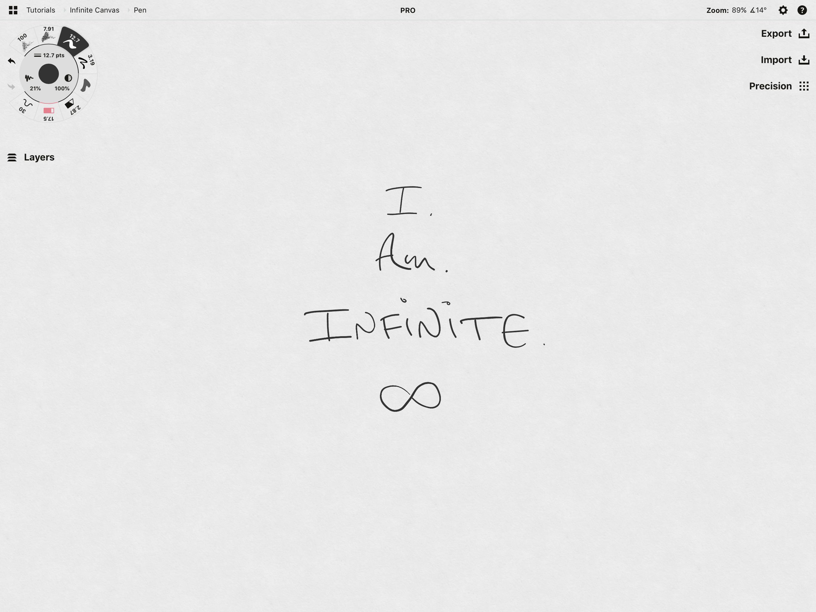 Working with Your Infinite Canvas • Concepts App • Infinite, Flexible