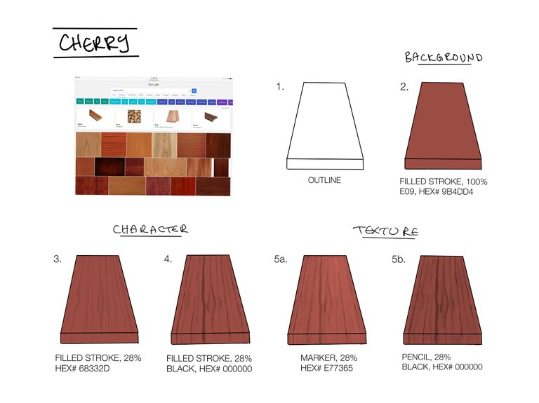 How to Draw Wood Textures • Concepts App • Infinite, Flexible Sketching