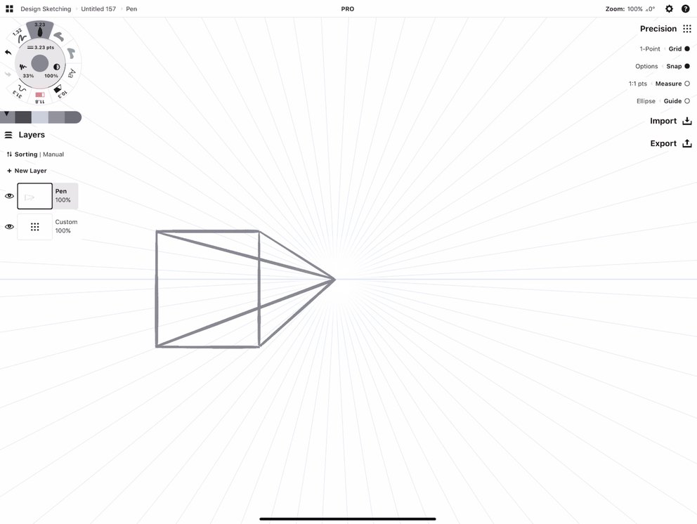 How to Sketch with a Perspective Grid • Concepts App • Infinite ...