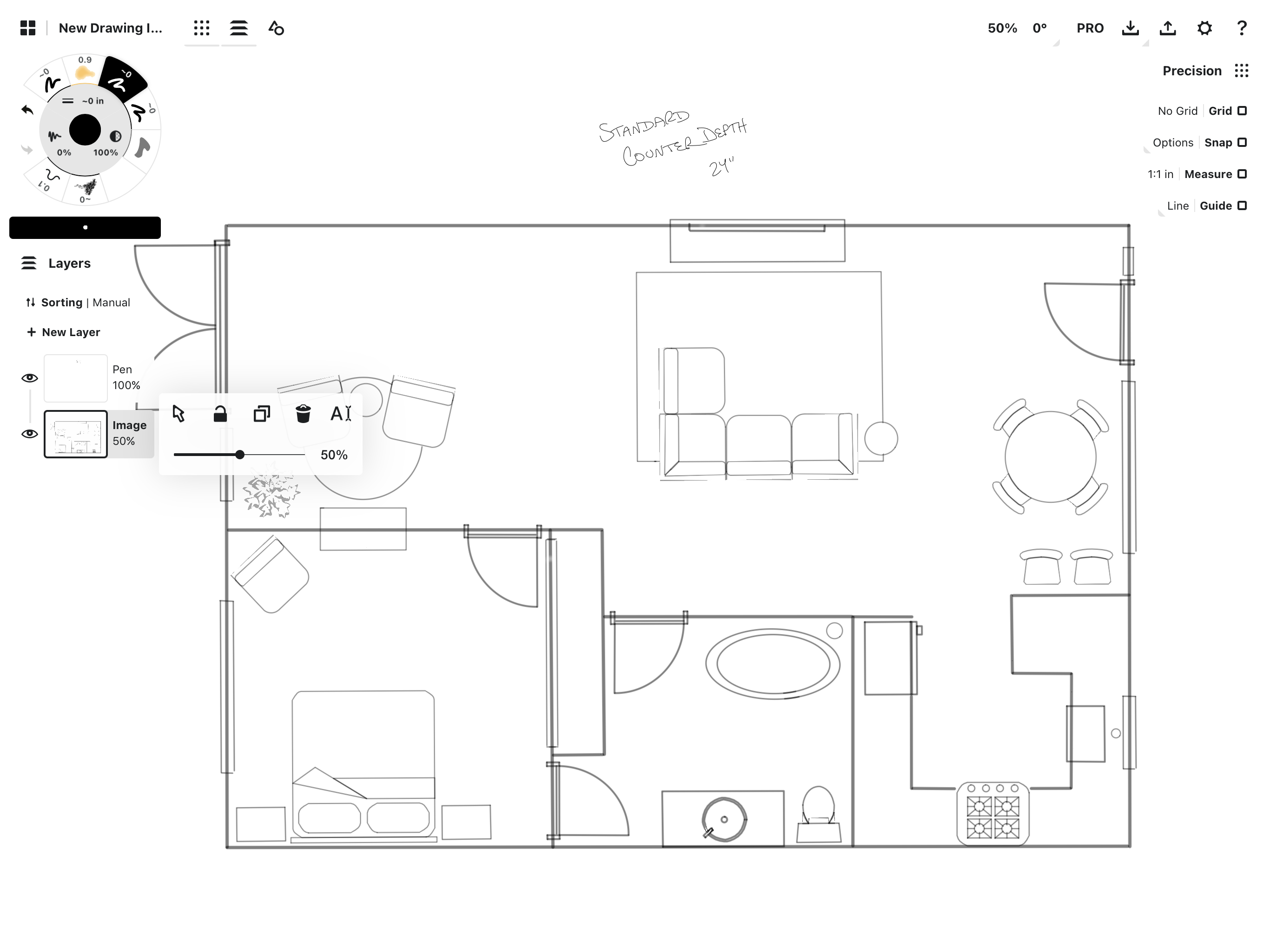 100 metric architectural scales