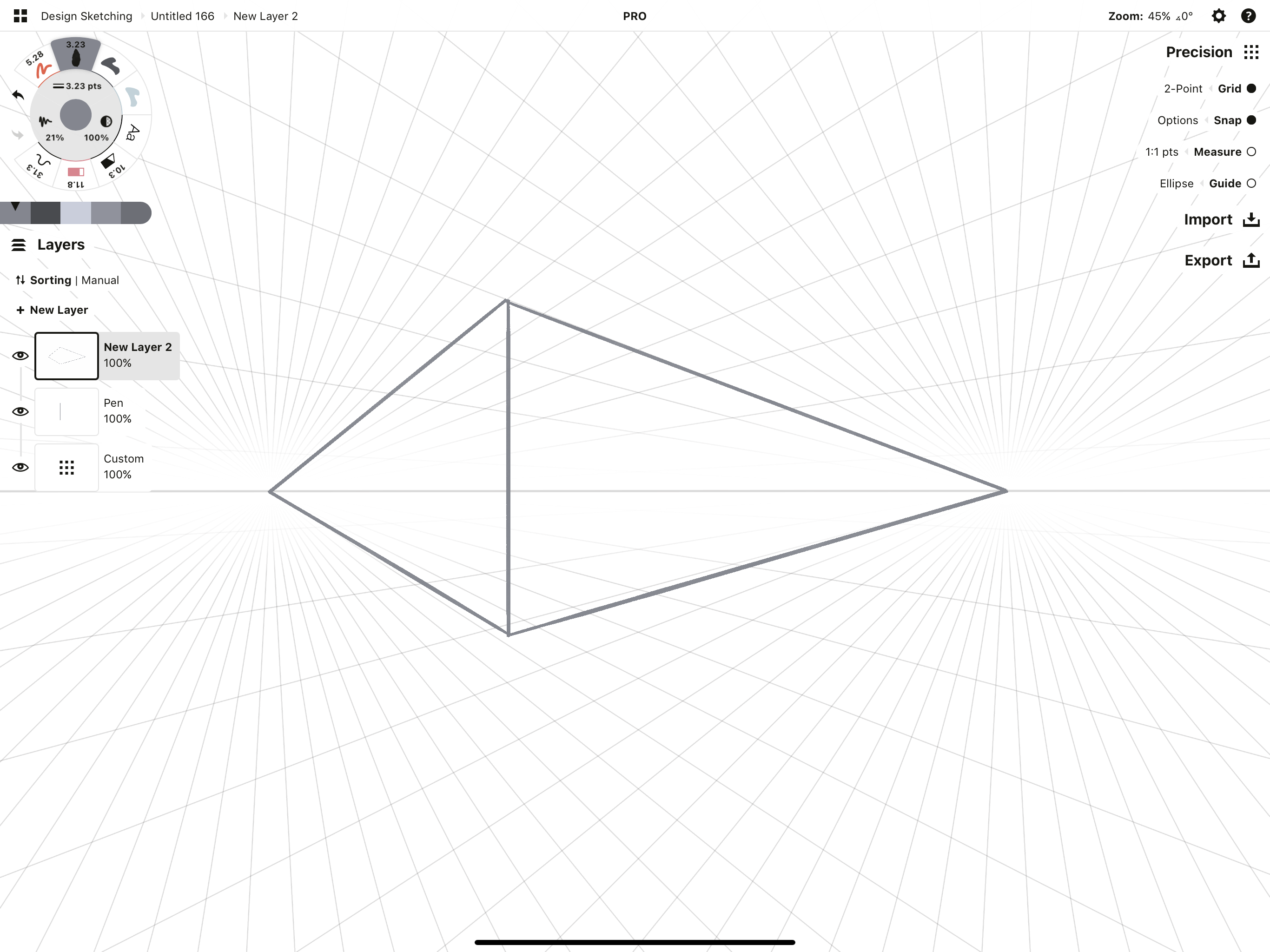 orthogonal grid