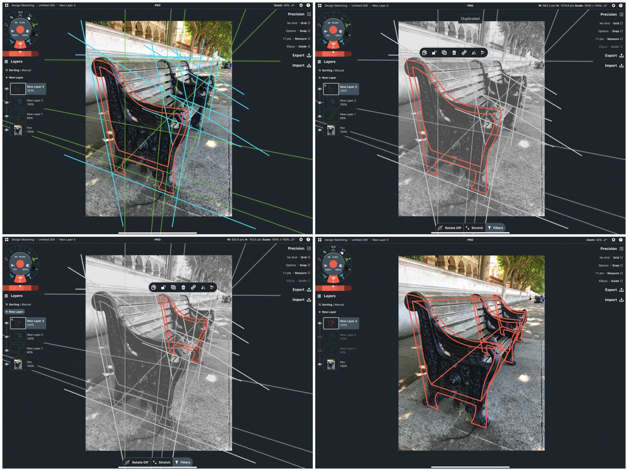 How To Sketch With A Perspective Grid Concepts App Infinite Flexible Sketching