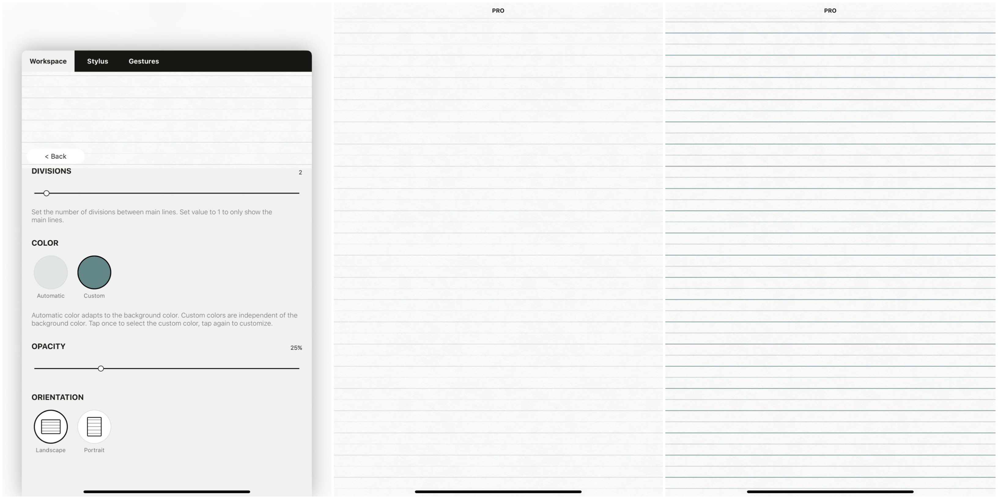 how to create lined paper concepts app infinite flexible sketching